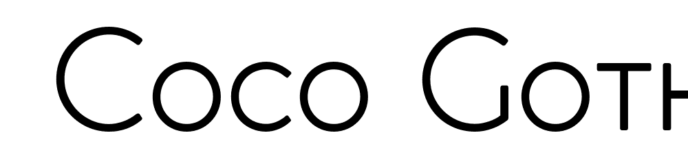  DEMO Coco Gothic Small Caps Light Regular font family download free