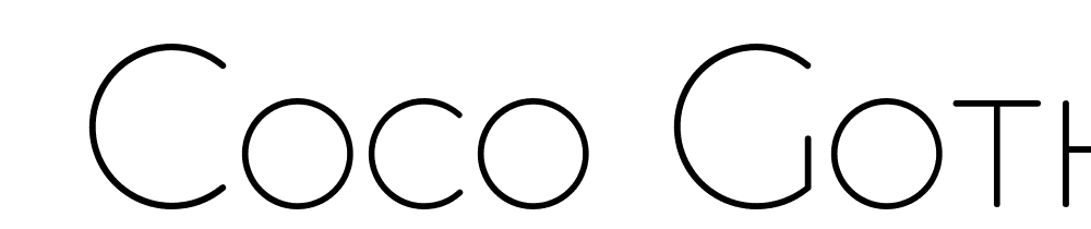  DEMO Coco Gothic Small Caps UltraLight Regular font family download free