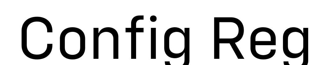  DEMO Config Regular font family download free