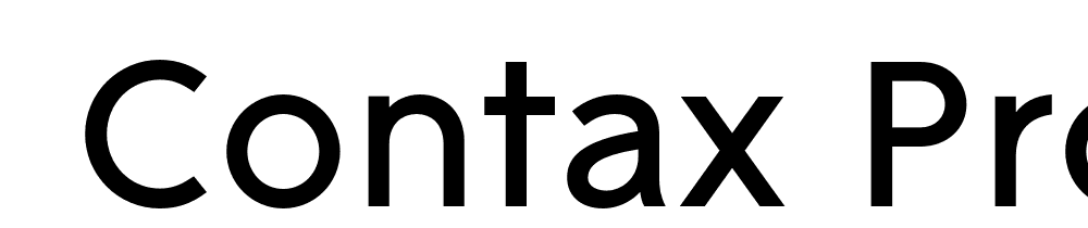  DEMO Contax Pro 65 Med Regular font family download free