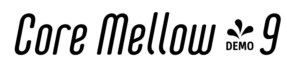  DEMO Core Mellow 49 Cp Regular Italic font family download free