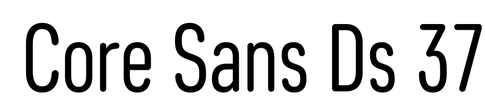  DEMO Core Sans DS 37 Cn Regular Regular font family download free