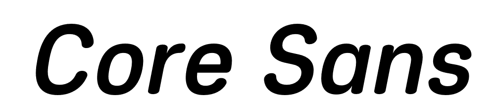  DEMO Core Sans ES 55 Medium Regular font family download free