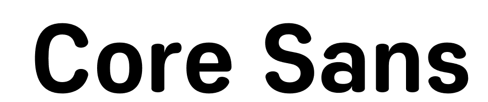  DEMO Core Sans ES 65 Bold Regular font family download free