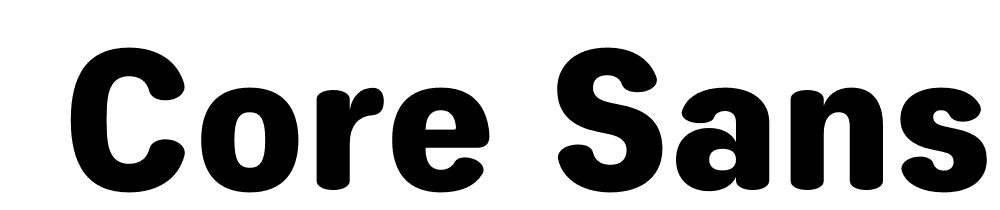  DEMO Core Sans ES 85 Heavy Regular font family download free