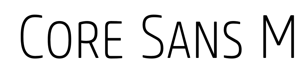  DEMO Core Sans M SC 27 Cn ExtraLight Regular font family download free