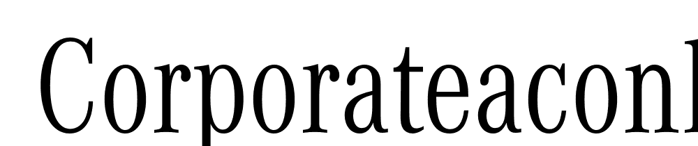  DEMO CorporateAConLig Regular font family download free