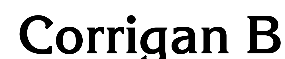  DEMO Corrigan Bold font family download free