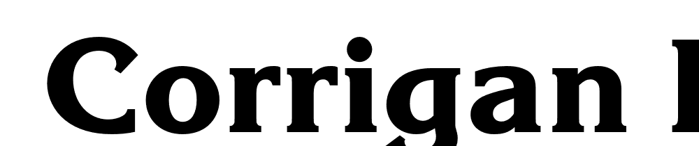  DEMO Corrigan ExtraBold Regular font family download free