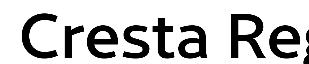  DEMO Cresta Regular font family download free