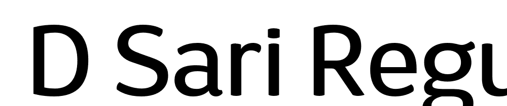  DEMO D Sari Regular font family download free