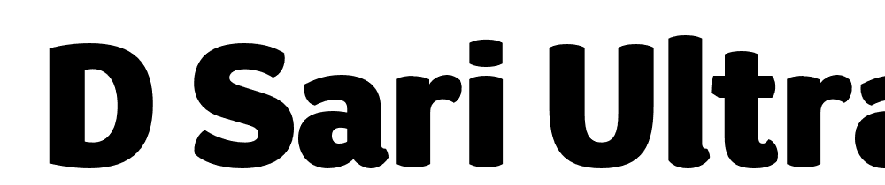  DEMO D Sari UltraBlack UltraBlack font family download free