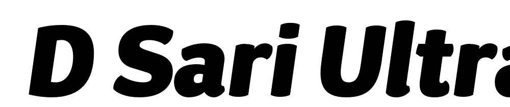  DEMO D Sari UltraBlack UltraBlack Italic font family download free