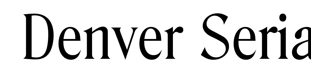  DEMO Denver Serial Regular font family download free