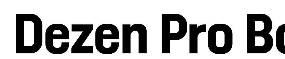  DEMO Dezen Pro Bold Regular font family download free