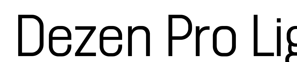  DEMO Dezen Pro Light Regular font family download free