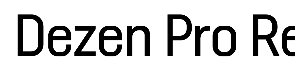  DEMO Dezen Pro Regular Regular font family download free