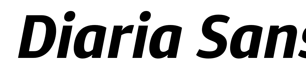  DEMO Diaria Sans Pro Bold Italic font family download free