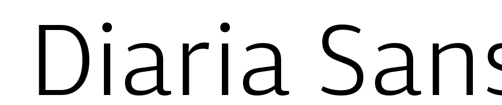  DEMO Diaria Sans Pro Lt Regular font family download free