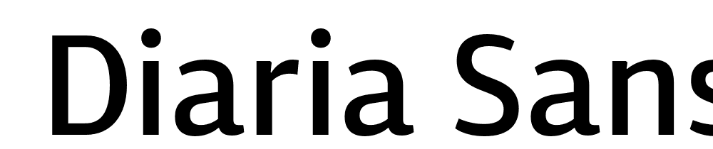  DEMO Diaria Sans Pro Md Regular font family download free