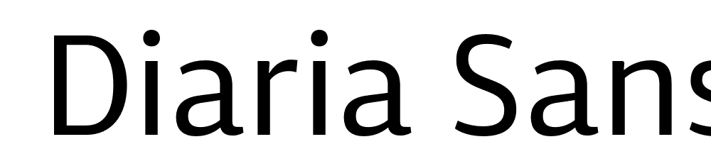  DEMO Diaria Sans Pro Regular font family download free