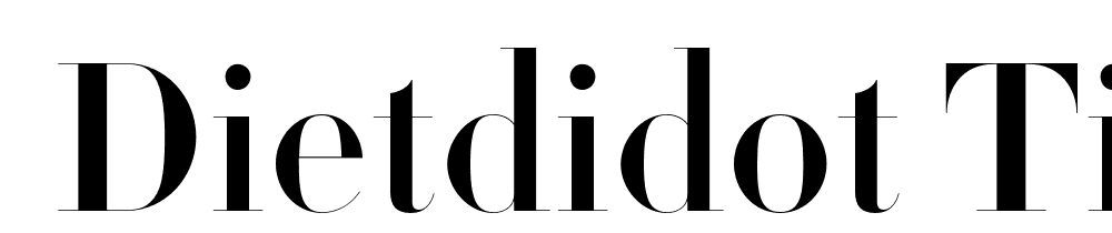  DEMO DietDidot Title Bold font family download free