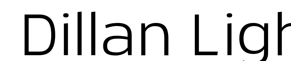  DEMO Dillan Light Regular font family download free