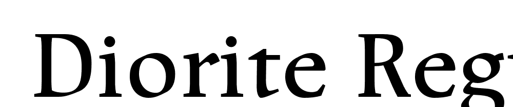  DEMO Diorite Regular font family download free