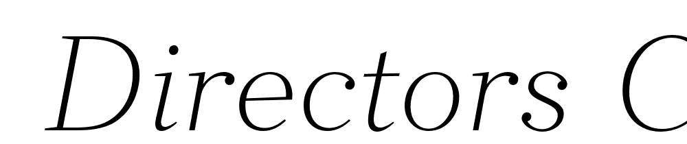  DEMO Directors Cut Pro Light Italic font family download free