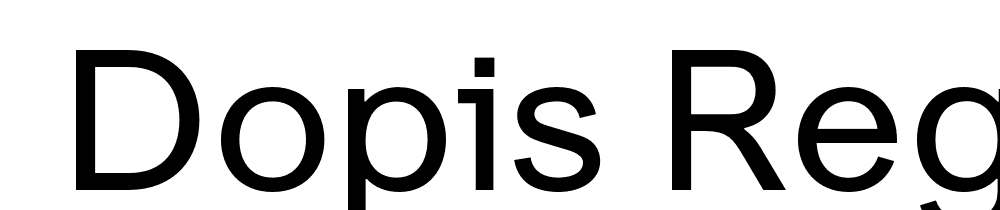  DEMO Dopis Regular Regular font family download free