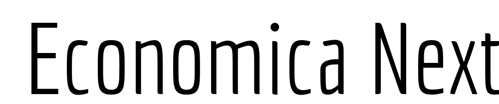  DEMO Economica Next 01 Light font family download free