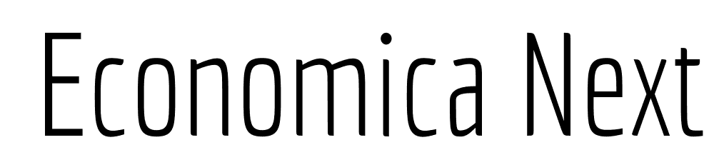  DEMO Economica Next 01 Thin font family download free