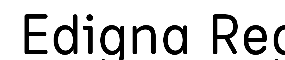  DEMO Edigna Regular font family download free