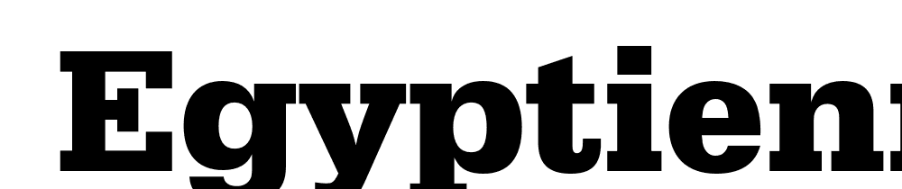  DEMO Egyptienne FS Bold font family download free