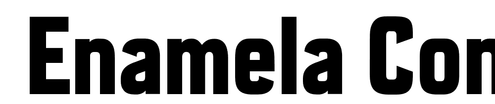  DEMO Enamela Condensed Bold font family download free