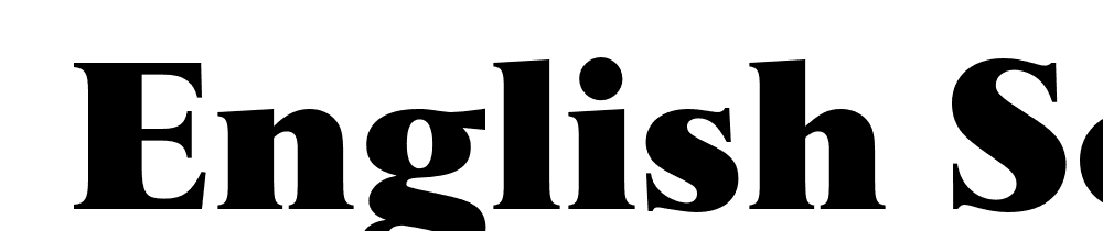  DEMO English Serif Black Regular font family download free