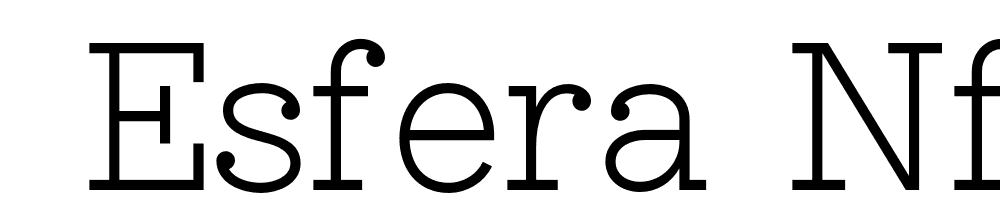  DEMO Esfera NF Regular font family download free