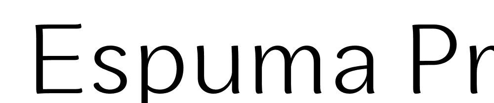  DEMO Espuma Pro Lt Regular font family download free