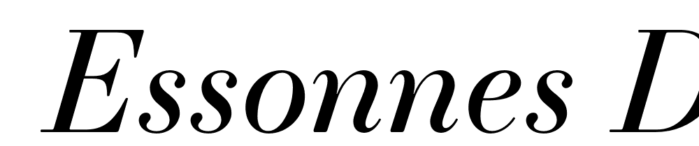  DEMO Essonnes Display Regular font family download free