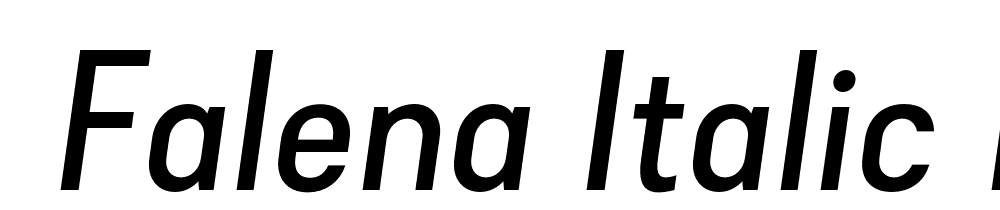  DEMO Falena Italic Regular font family download free