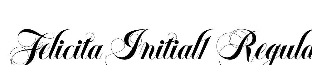  DEMO Felicita Initial1 Regular font family download free