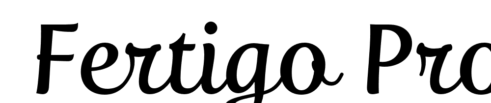  DEMO Fertigo Pro Script Regular font family download free