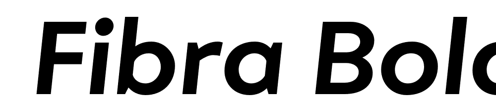  DEMO Fibra Bold It Regular font family download free