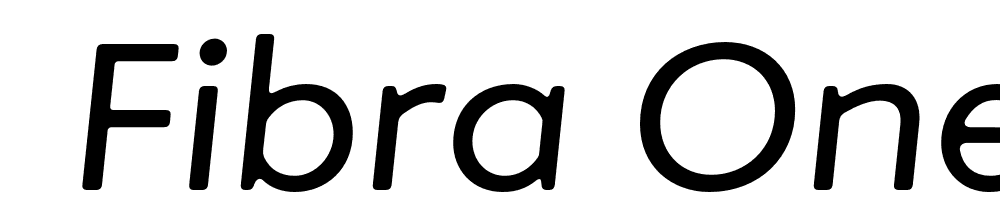  DEMO Fibra One Alt It Regular font family download free