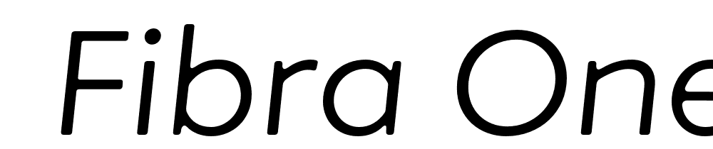  DEMO Fibra One Alt Light It Regular font family download free