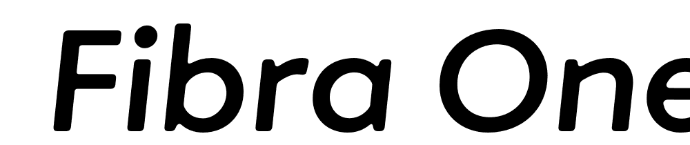  DEMO Fibra One Alt SemiBold It Regular font family download free