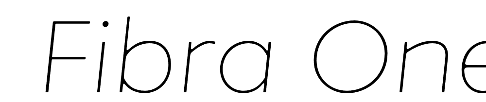  DEMO Fibra One Alt Thin It Regular font family download free