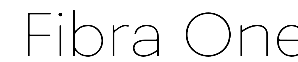  DEMO Fibra One Thin Regular font family download free