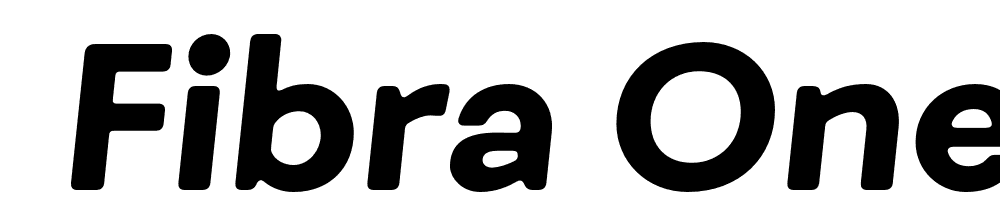  DEMO Fibra One UltraBold It Regular font family download free