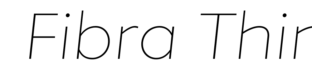  DEMO Fibra Thin It Regular font family download free